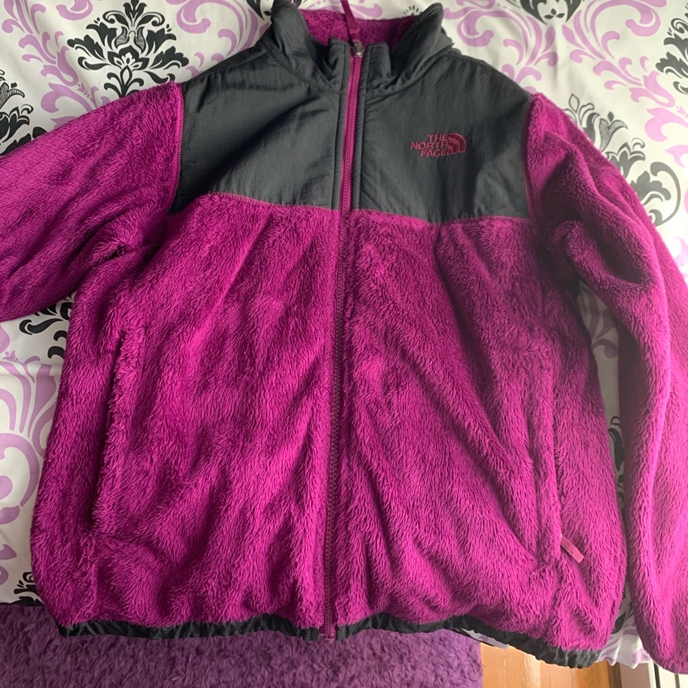 (Girls) Magenta North Face